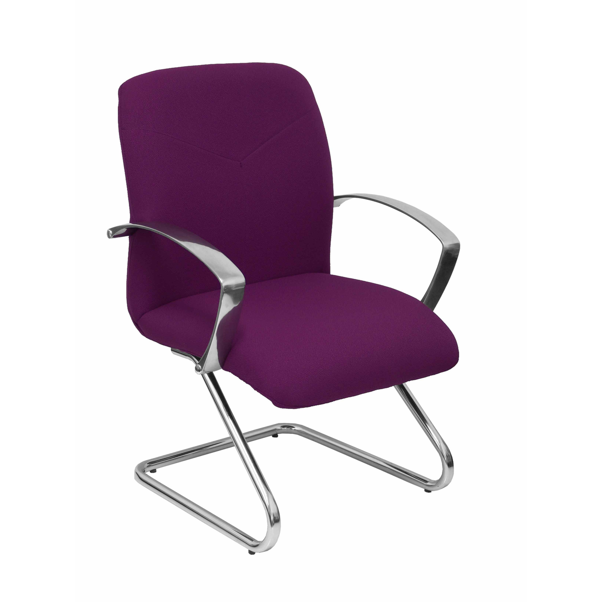 Sillón de oficina Piqueras y Crespo Caudete Confidente Patin Bali - Ref. fabricante 117CPBALI10 - Morado