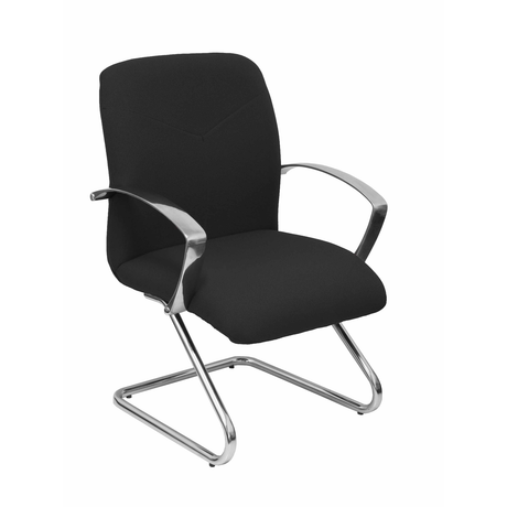 Sillón de oficina Piqueras y Crespo Caudete Confidente Patin Bali - Ref. fabricante 117CPBALI10 - Negro