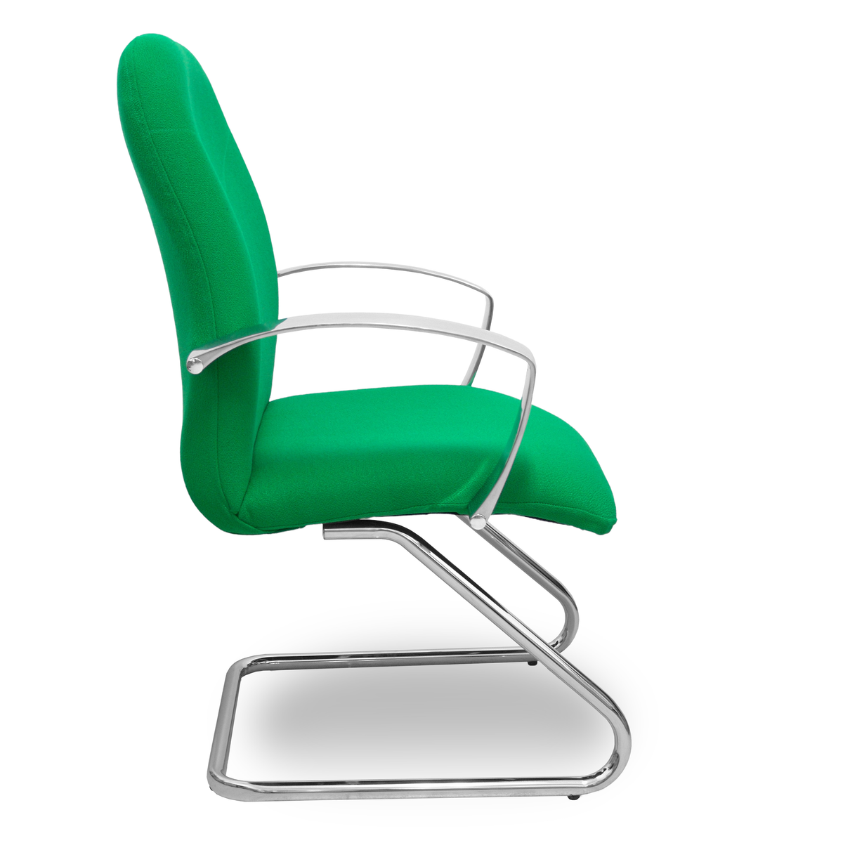 Sillón de oficina Piqueras y Crespo Caudete Confidente Patin Bali - Ref. fabricante 117CPBALI10 - Verde