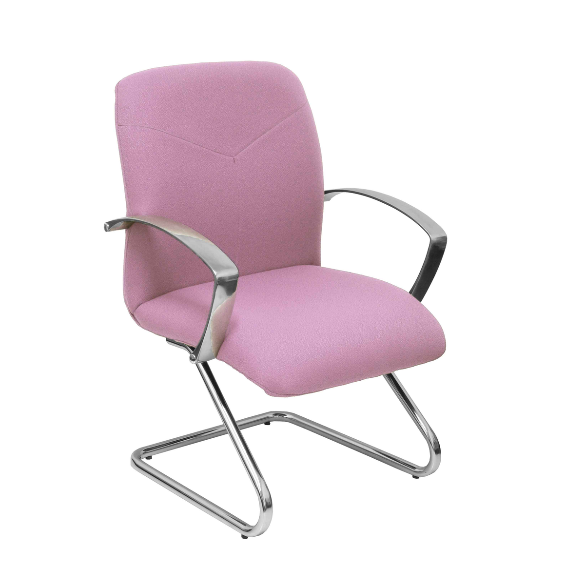 Sillón de oficina Piqueras y Crespo Caudete Confidente Patin Bali - Ref. fabricante 117CPBALI710 - Rosa