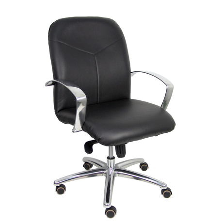Sillón de oficina Piqueras y Crespo Caudete Confidente Similpiel - Negro