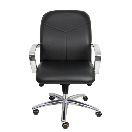 Sillón de oficina Piqueras y Crespo Caudete Confidente Similpiel - Negro