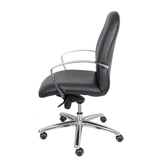 Sillón de oficina Piqueras y Crespo Caudete Confidente Similpiel - Negro
