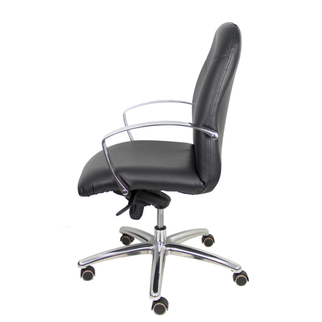 Sillón de oficina Piqueras y Crespo Caudete Confidente Similpiel - Negro