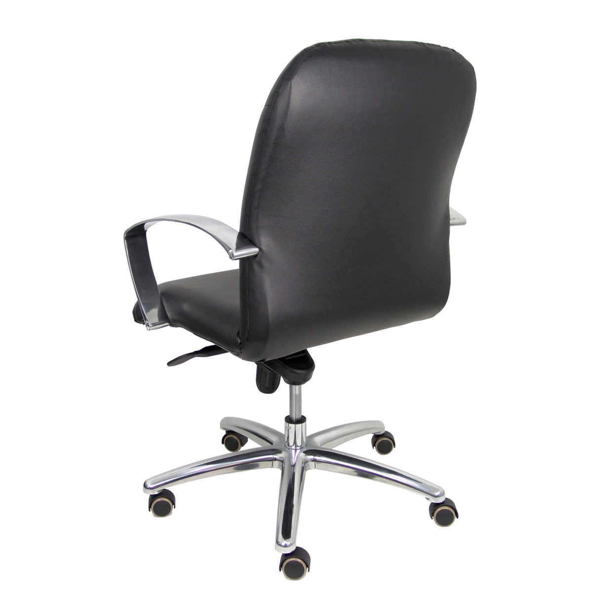 Sillón de oficina Piqueras y Crespo Caudete Confidente Similpiel - Negro