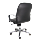 Sillón de oficina Piqueras y Crespo Caudete Confidente Similpiel - Negro