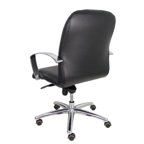 Sillón de oficina Piqueras y Crespo Caudete Confidente Similpiel - Negro