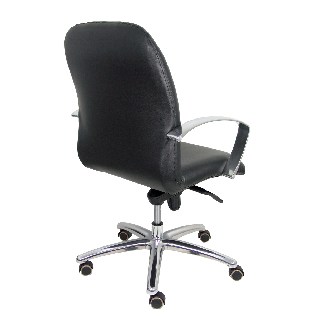 Sillón de oficina Piqueras y Crespo Caudete Confidente Similpiel - Negro