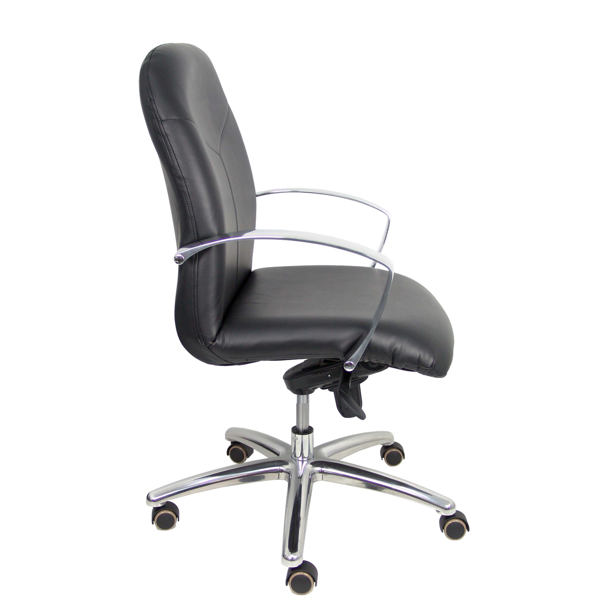 Sillón de oficina Piqueras y Crespo Caudete Confidente Similpiel - Negro