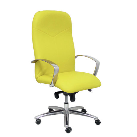 Sillón de oficina Piqueras y Crespo Caudete Similpiel - Ref. fabricante 115DBSP02 - Amarillo