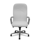 Sillón de oficina Piqueras y Crespo Caudete Similpiel - Ref. fabricante 115DBSP02 - Blanco