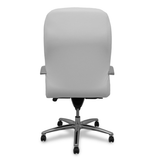 Sillón de oficina Piqueras y Crespo Caudete Similpiel - Ref. fabricante 115DBSP02 - Blanco
