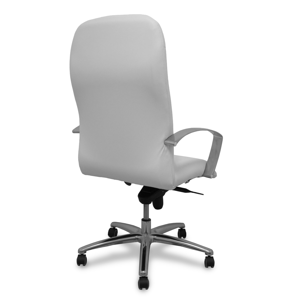 Sillón de oficina Piqueras y Crespo Caudete Similpiel - Ref. fabricante 115DBSP02 - Blanco