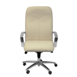 Sillón de oficina Piqueras y Crespo Caudete Similpiel - Ref. fabricante 115DBSP02 - Crema