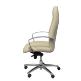 Sillón de oficina Piqueras y Crespo Caudete Similpiel - Ref. fabricante 115DBSP02 - Crema