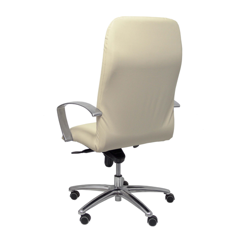 Sillón de oficina Piqueras y Crespo Caudete Similpiel - Ref. fabricante 115DBSP02 - Crema