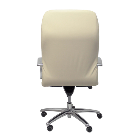 Sillón de oficina Piqueras y Crespo Caudete Similpiel - Ref. fabricante 115DBSP02 - Crema