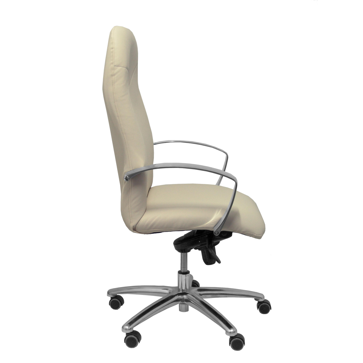 Sillón de oficina Piqueras y Crespo Caudete Similpiel - Ref. fabricante 115DBSP02 - Crema