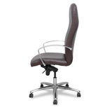 Sillón de oficina Piqueras y Crespo Caudete Similpiel - Ref. fabricante 115DBSP02 - Marron Oscuro