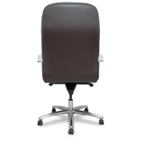 Sillón de oficina Piqueras y Crespo Caudete Similpiel - Ref. fabricante 115DBSP02 - Marron Oscuro