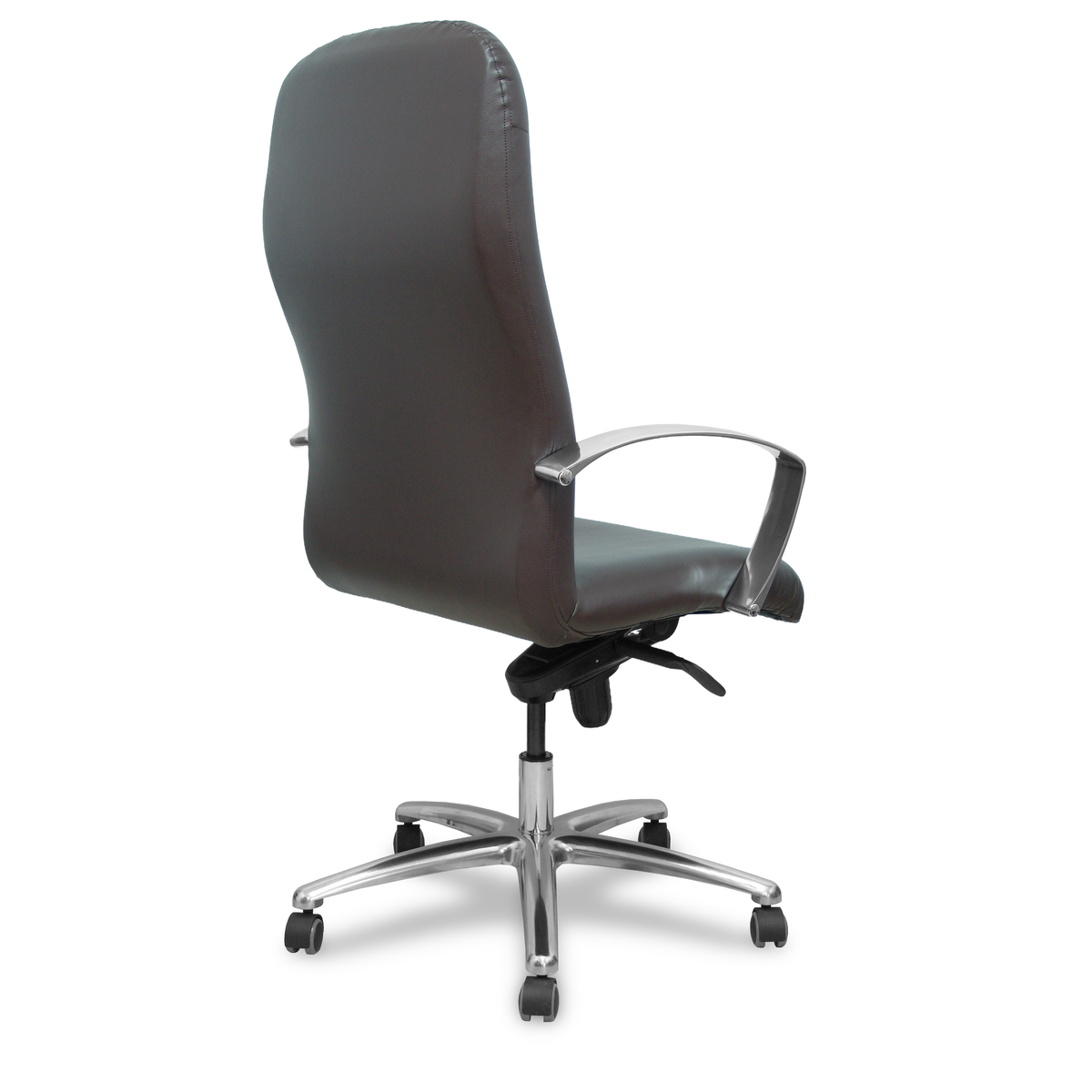 Sillón de oficina Piqueras y Crespo Caudete Similpiel - Ref. fabricante 115DBSP02 - Marron Oscuro