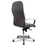 Sillón de oficina Piqueras y Crespo Caudete Similpiel - Ref. fabricante 115DBSP02 - Marron Oscuro
