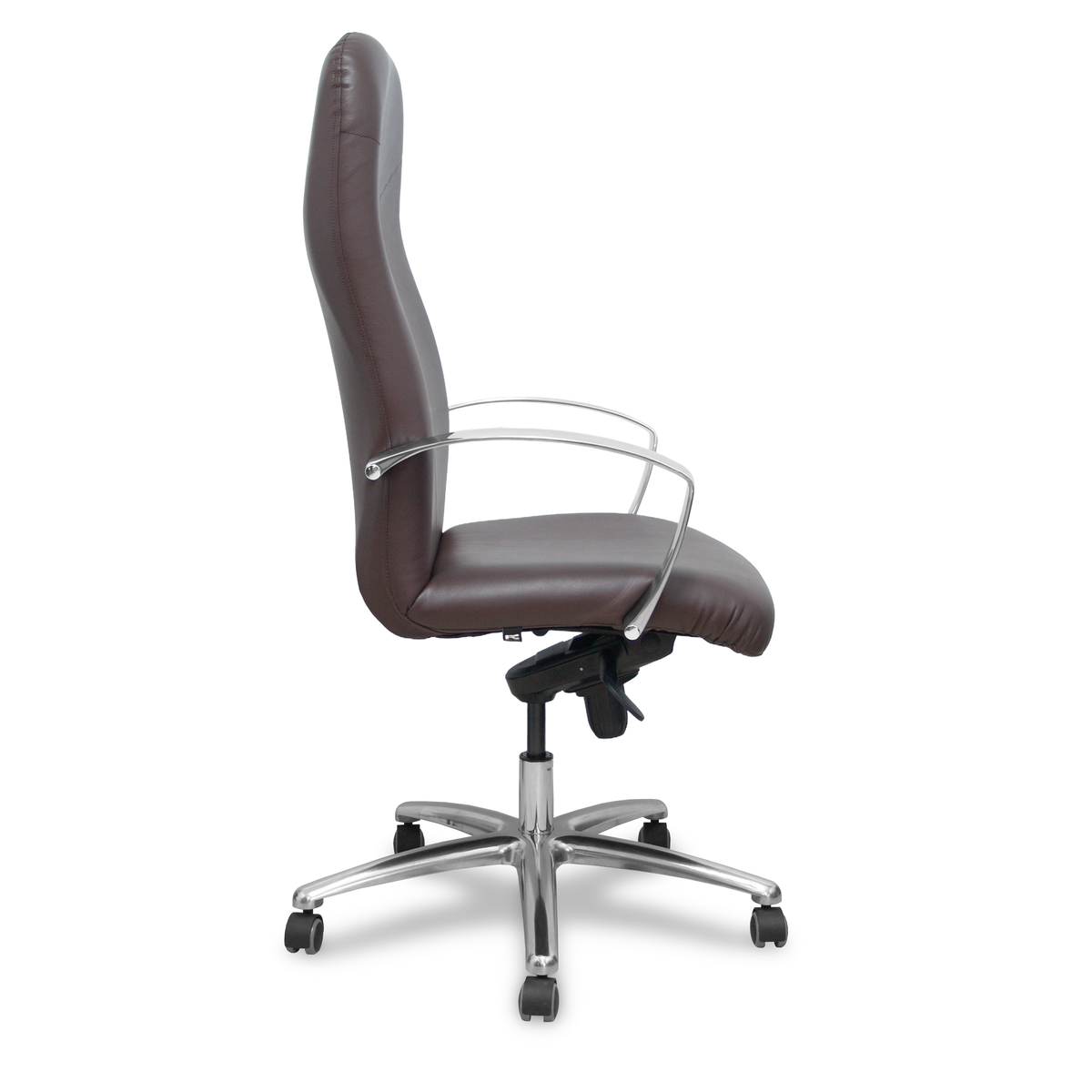 Sillón de oficina Piqueras y Crespo Caudete Similpiel - Ref. fabricante 115DBSP02 - Marron Oscuro