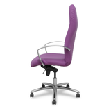 Sillón de oficina Piqueras y Crespo Caudete Similpiel - Ref. fabricante 115DBSP02 - Morado