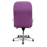 Sillón de oficina Piqueras y Crespo Caudete Similpiel - Ref. fabricante 115DBSP02 - Morado