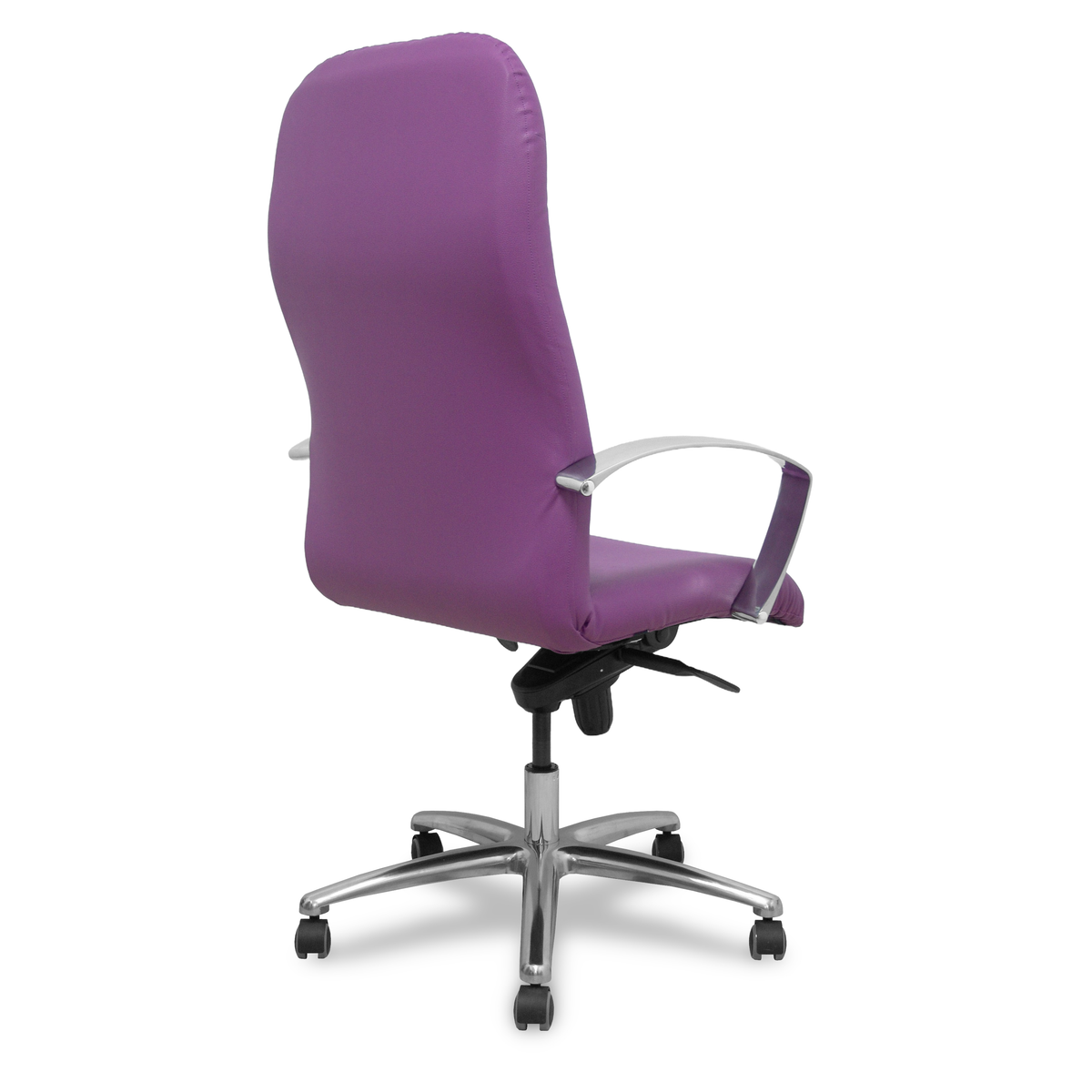 Sillón de oficina Piqueras y Crespo Caudete Similpiel - Ref. fabricante 115DBSP02 - Morado