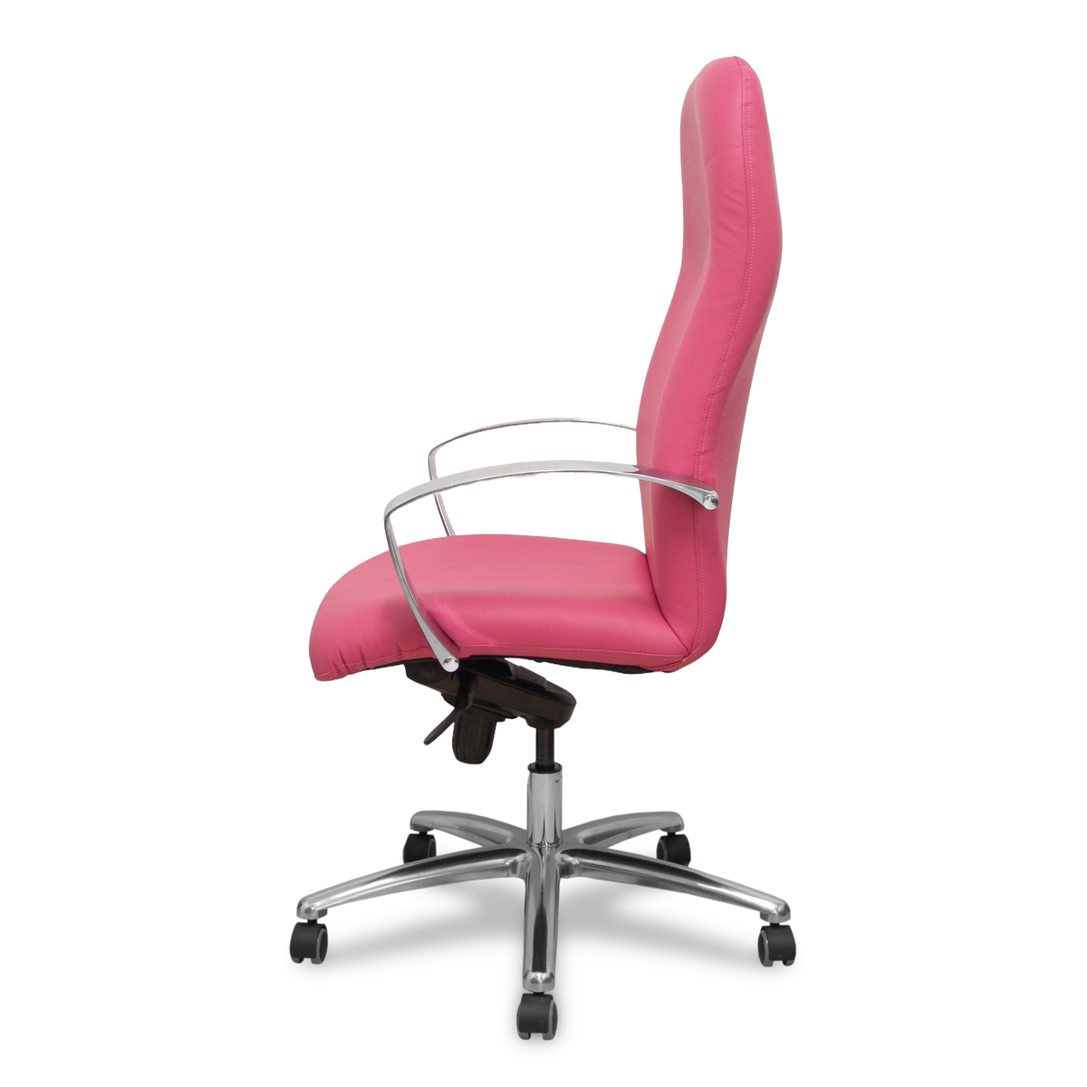 Sillón de oficina Piqueras y Crespo Caudete Similpiel - Ref. fabricante 115DBSP02 - Rosa