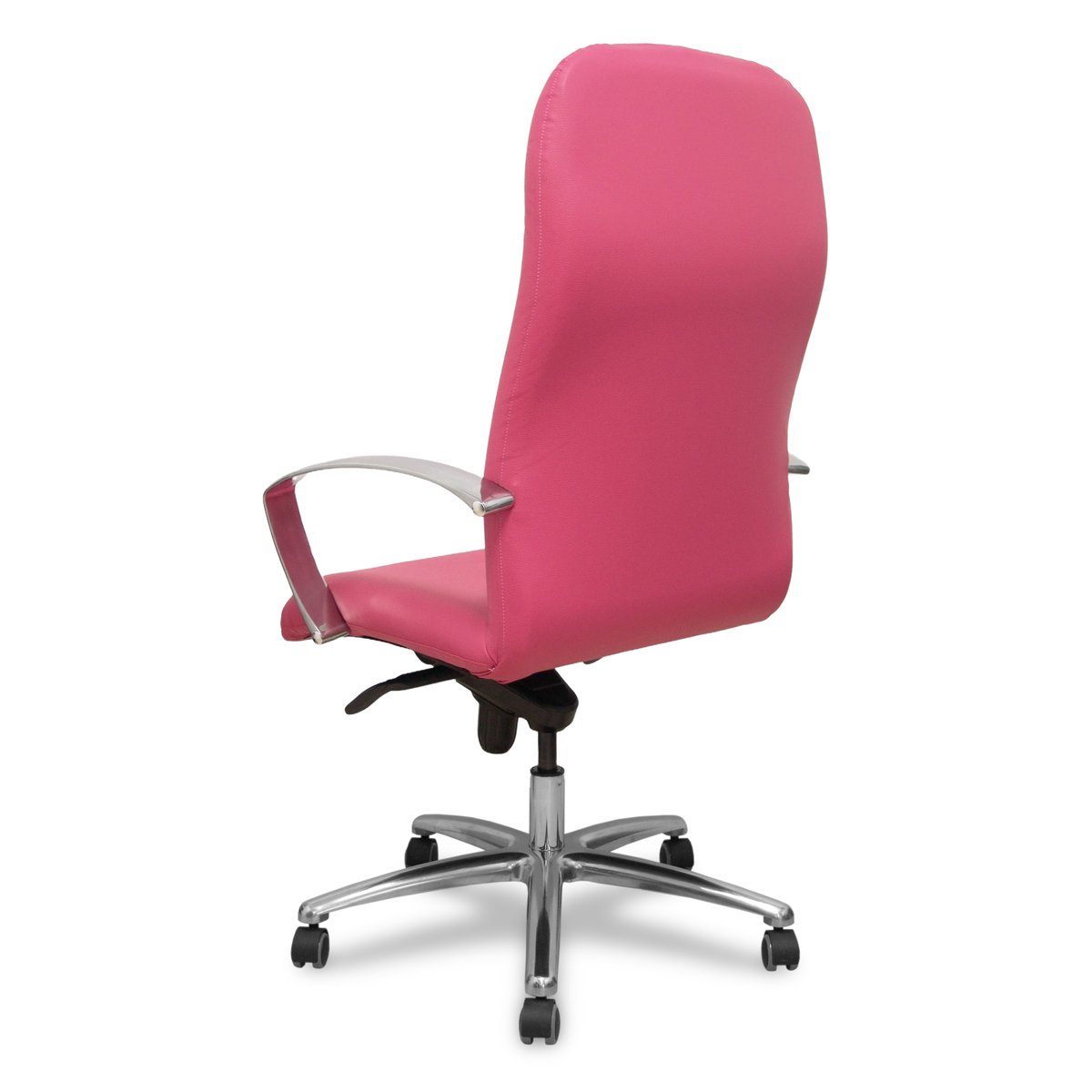Sillón de oficina Piqueras y Crespo Caudete Similpiel - Ref. fabricante 115DBSP02 - Rosa