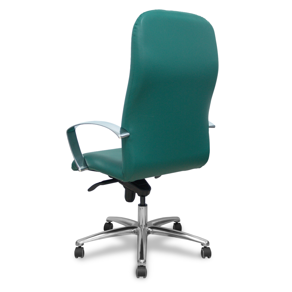 Sillón de oficina Piqueras y Crespo Caudete Similpiel - Ref. fabricante 115DBSP02 - Verde Botella