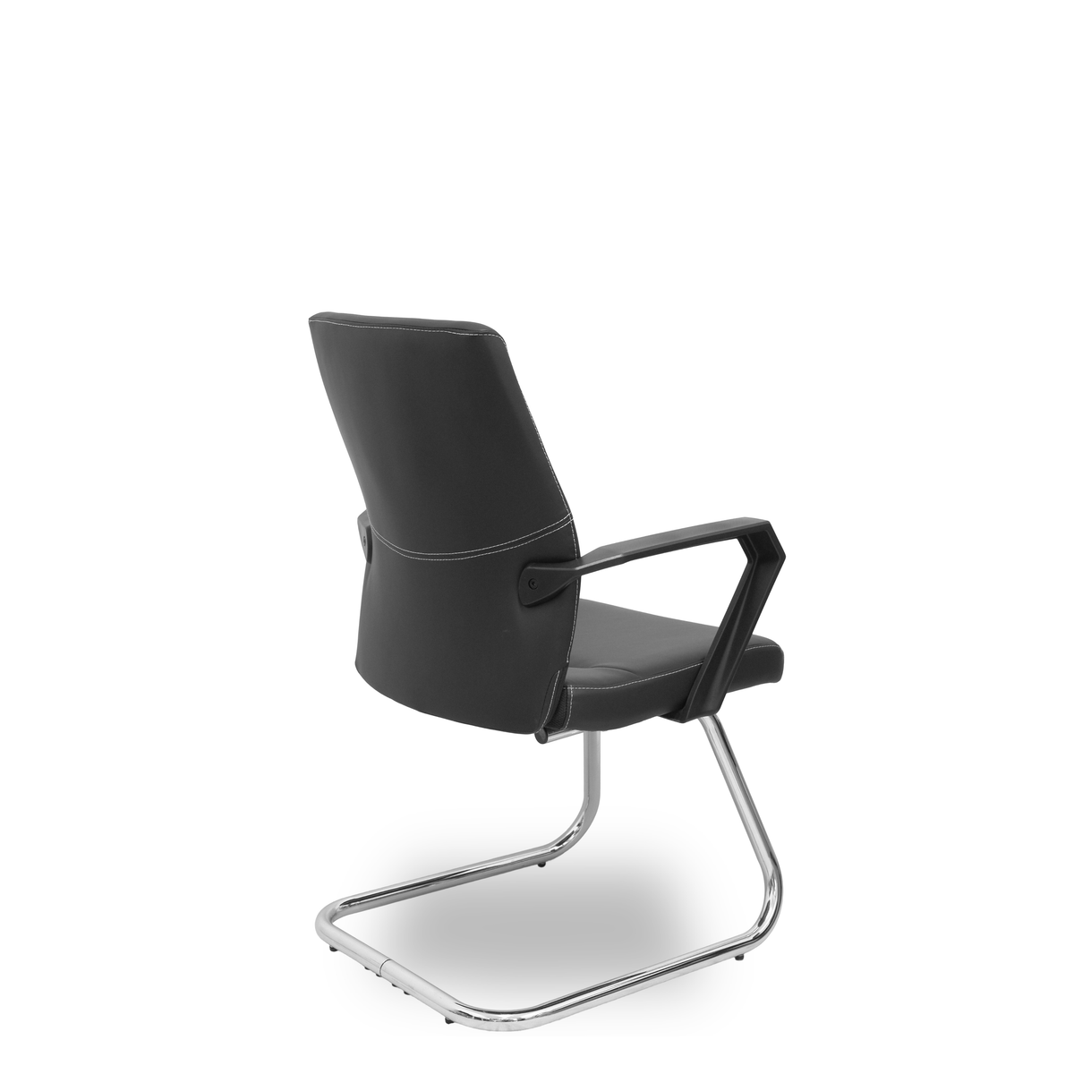 Sillón de oficina Piqueras y Crespo Opti522 Confidente Patin Similpiel - Negro