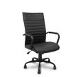 Sillón de oficina Piqueras y Crespo Opti527 Similpiel - Basculante - Negro
