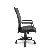 Sillón de oficina Piqueras y Crespo Opti527 Similpiel - Basculante - Negro
