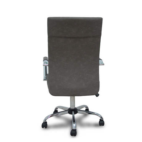 Sillón de oficina Piqueras y Crespo Opti528 Similpiel - Basculante - Gris