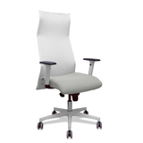 Sillón de oficina Piqueras y Crespo Sahuco Blanco Bali + - Ref. fabricante 13SM10B100B354BR65G - Blanco / Gris Claro