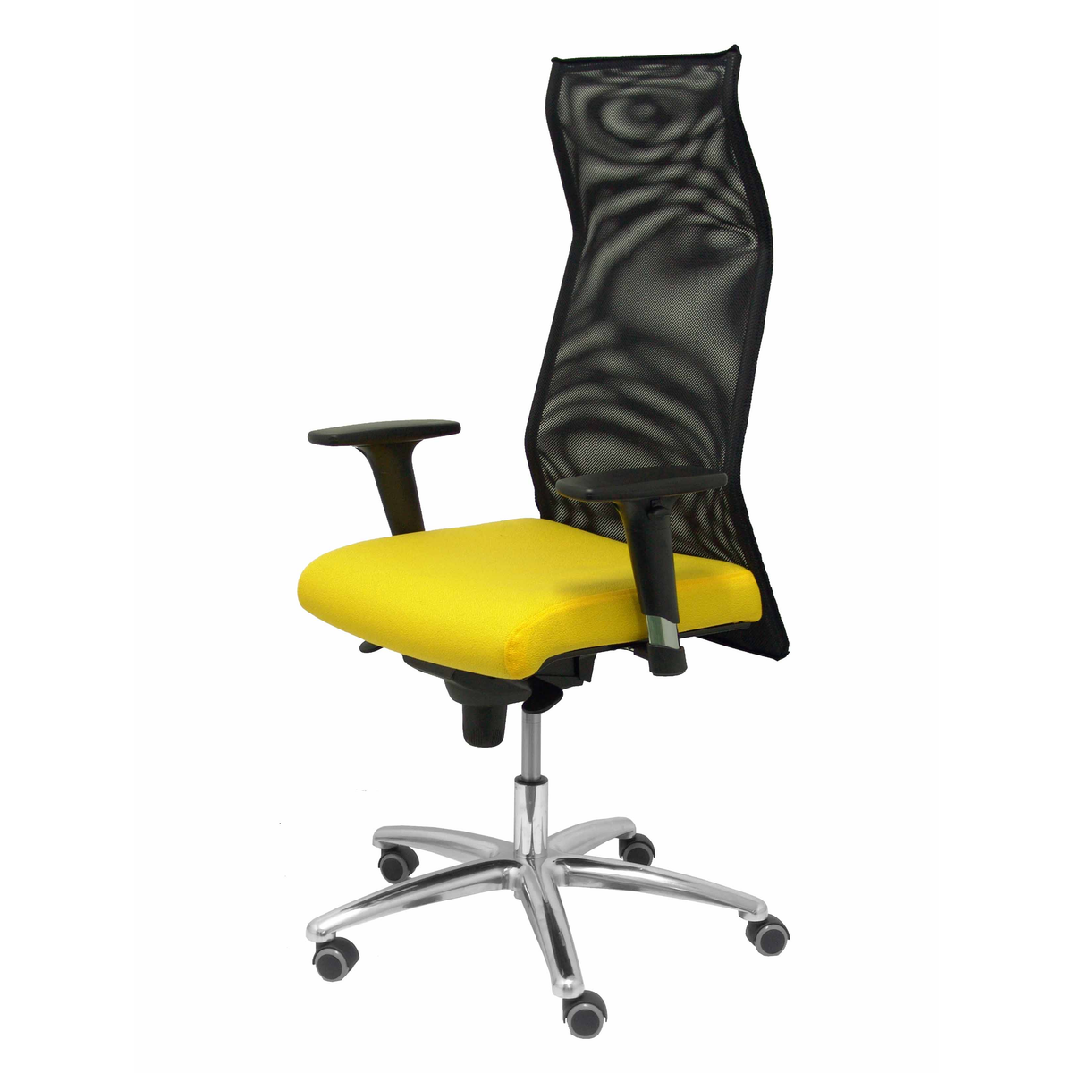 Sillón de oficina Piqueras y Crespo Sahuco Bali + Malla - Ref. fabricante 13SBALI100 - Amarillo
