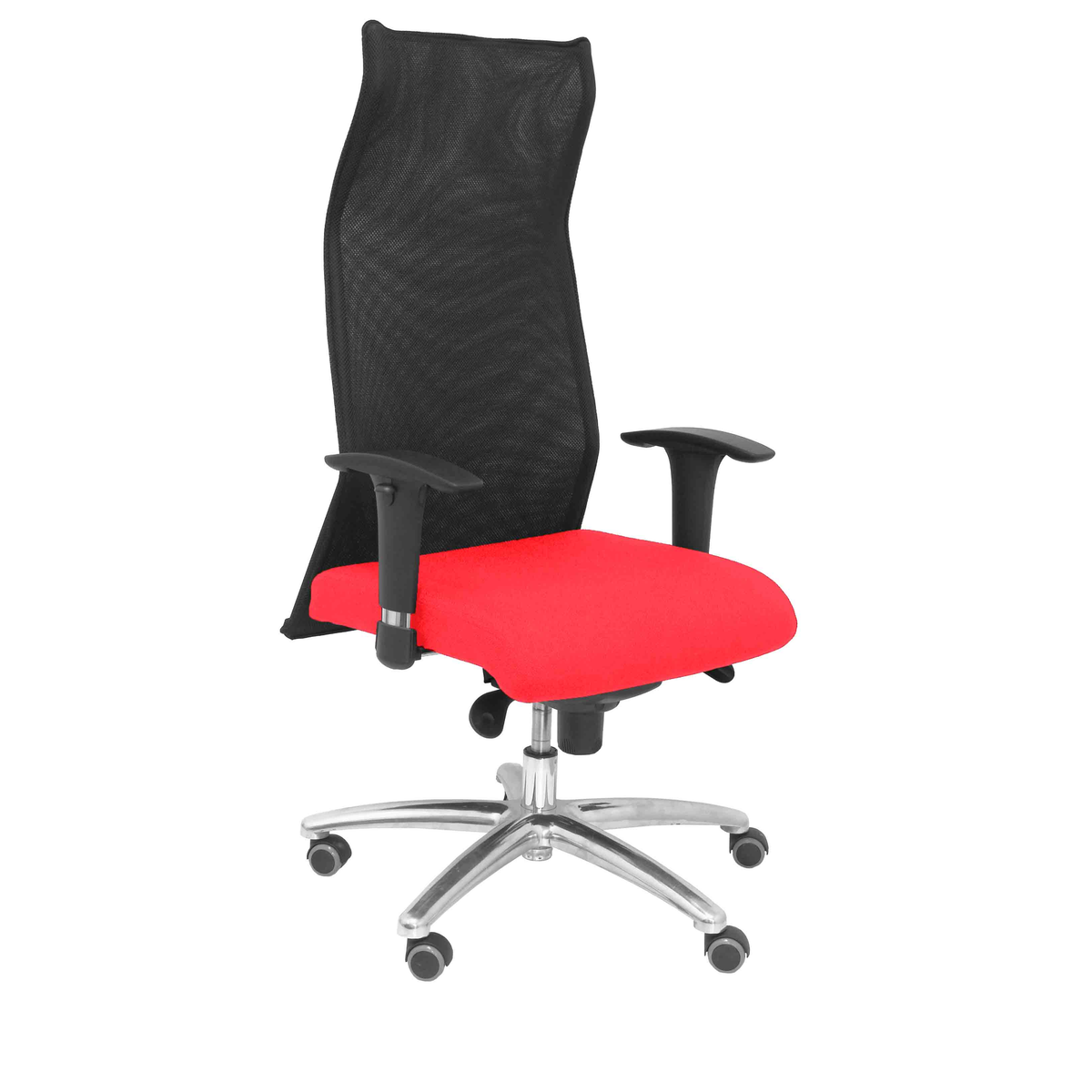 Sillón de oficina Piqueras y Crespo Sahuco Bali + Malla - Ref. fabricante 13SBALI100 - Rojo
