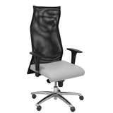 Sillón de oficina Piqueras y Crespo Sahuco Similpiel + - Ref. fabricante 13SM840SP100B24APRP - Gris Claro