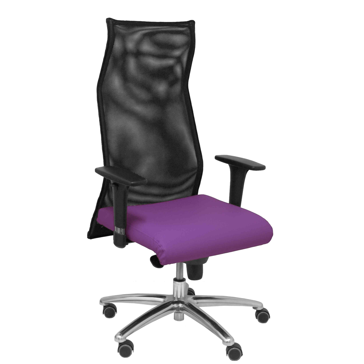 Sillón de oficina Piqueras y Crespo Sahuco Similpiel + - Ref. fabricante 13SM840SP100B24APRP - Morado