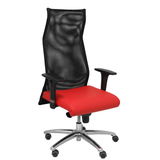 Sillón de oficina Piqueras y Crespo Sahuco Similpiel + - Ref. fabricante 13SM840SP100B24APRP - Rojo
