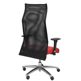 Sillón de oficina Piqueras y Crespo Sahuco Similpiel + - Ref. fabricante 13SM840SP100B24APRP - Rojo