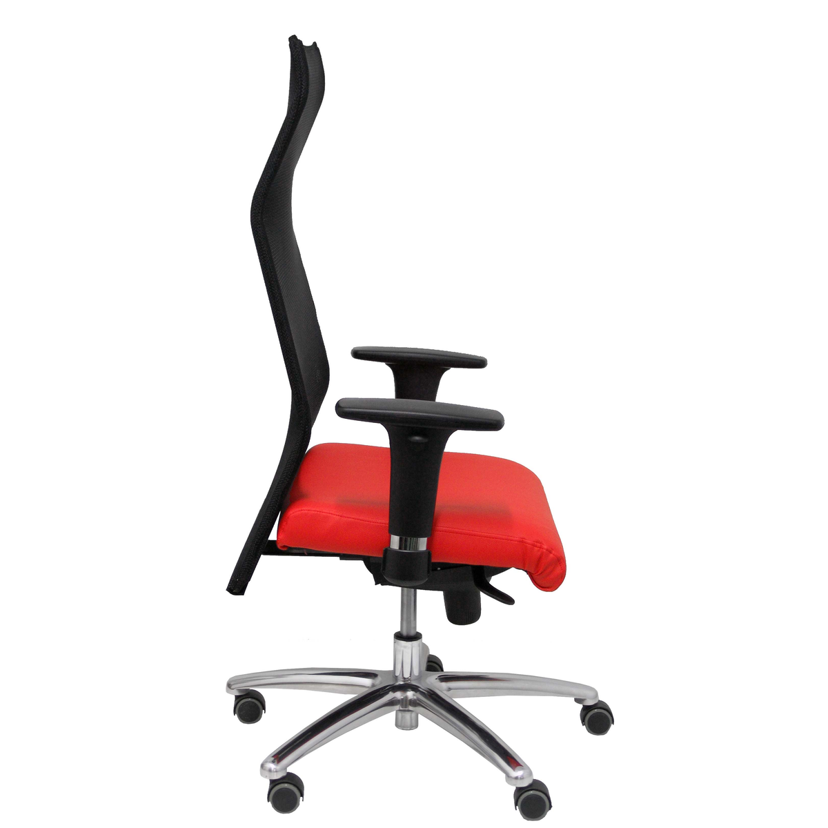 Sillón de oficina Piqueras y Crespo Sahuco Similpiel + - Ref. fabricante 13SM840SP100B24APRP - Rojo