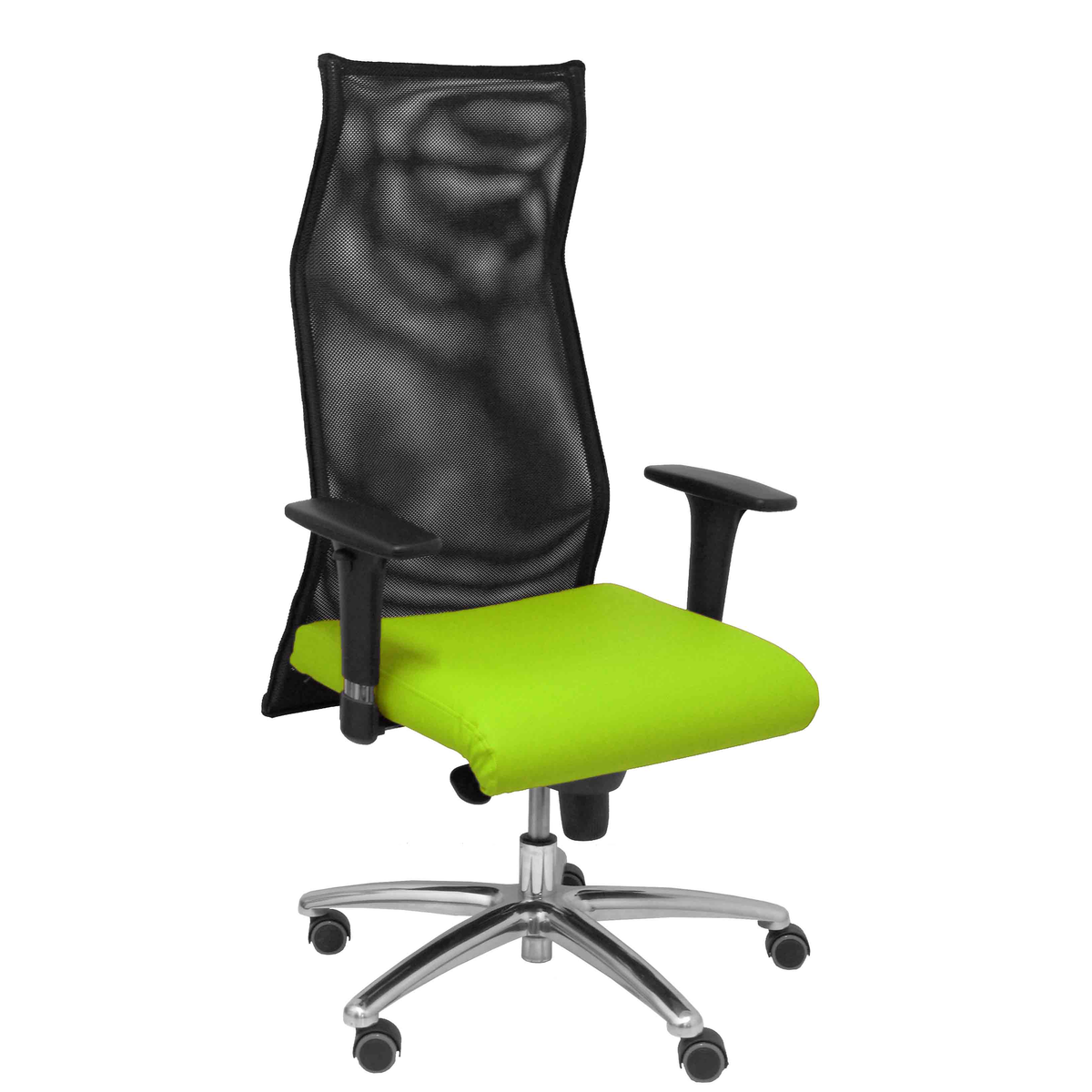 Sillón de oficina Piqueras y Crespo Sahuco Similpiel + - Ref. fabricante 13SM840SP22B24APRP - Verde
