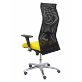 Sillón de oficina Piqueras y Crespo Sahuco Xl Bali + Malla - Ref. fabricante 13SXLBALI100 - Amarillo