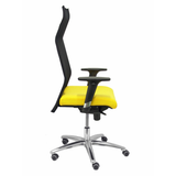 Sillón de oficina Piqueras y Crespo Sahuco Xl Bali + Malla - Ref. fabricante 13SXLBALI100 - Amarillo