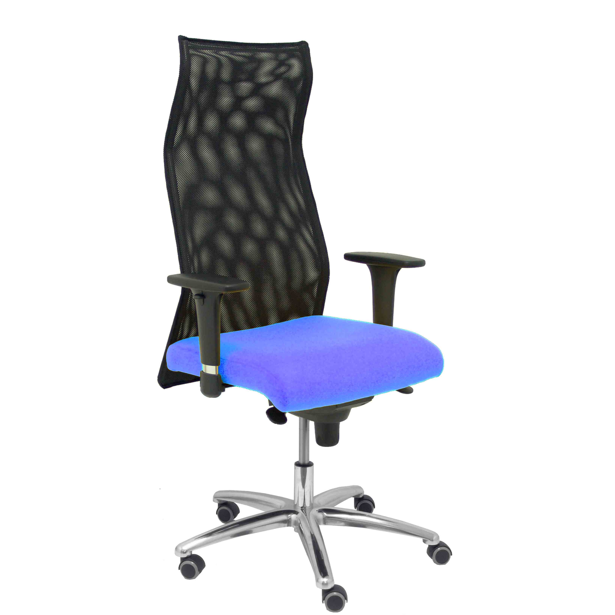 Sillón de oficina Piqueras y Crespo Sahuco Xl Bali + Malla - Ref. fabricante 13SXLBALI100 - Azul Claro