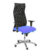 Sillón de oficina Piqueras y Crespo Sahuco Xl Bali + Malla - Ref. fabricante 13SXLBALI100 - Azul Claro